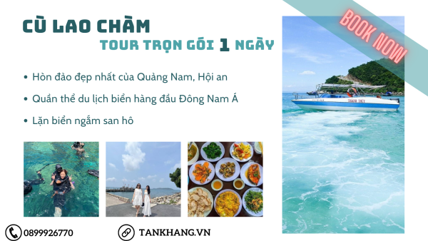 Khám Phá đảo Cù Lao Chàm cùng Tân Khang Tourist